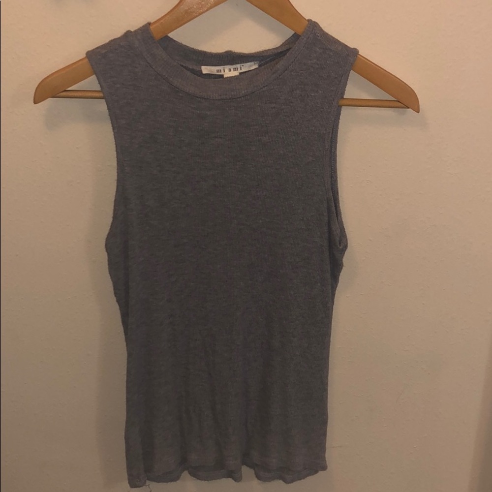 Sweater Material Tank Top